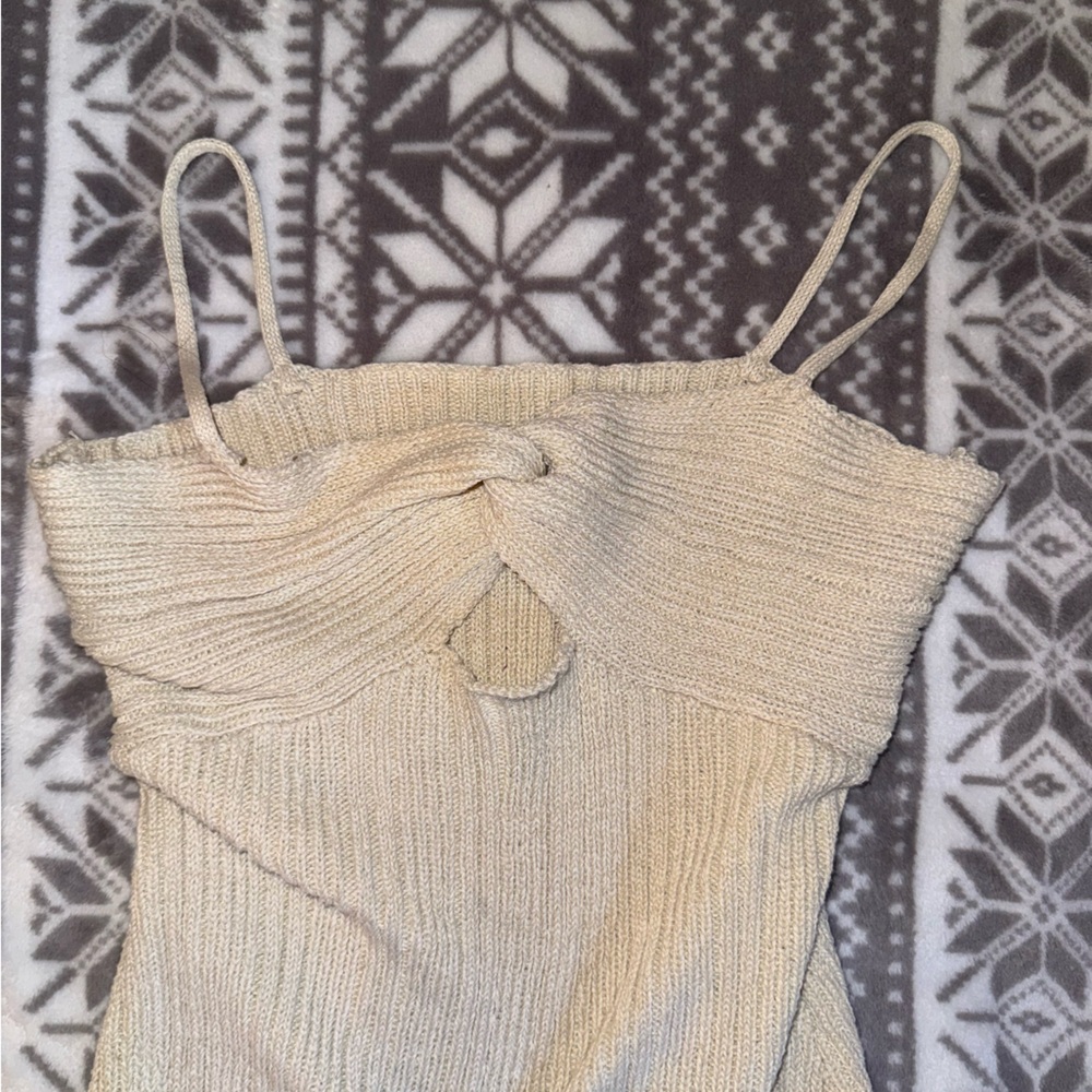 SHEIN Cream Maxi Dress Elegant and Timeless